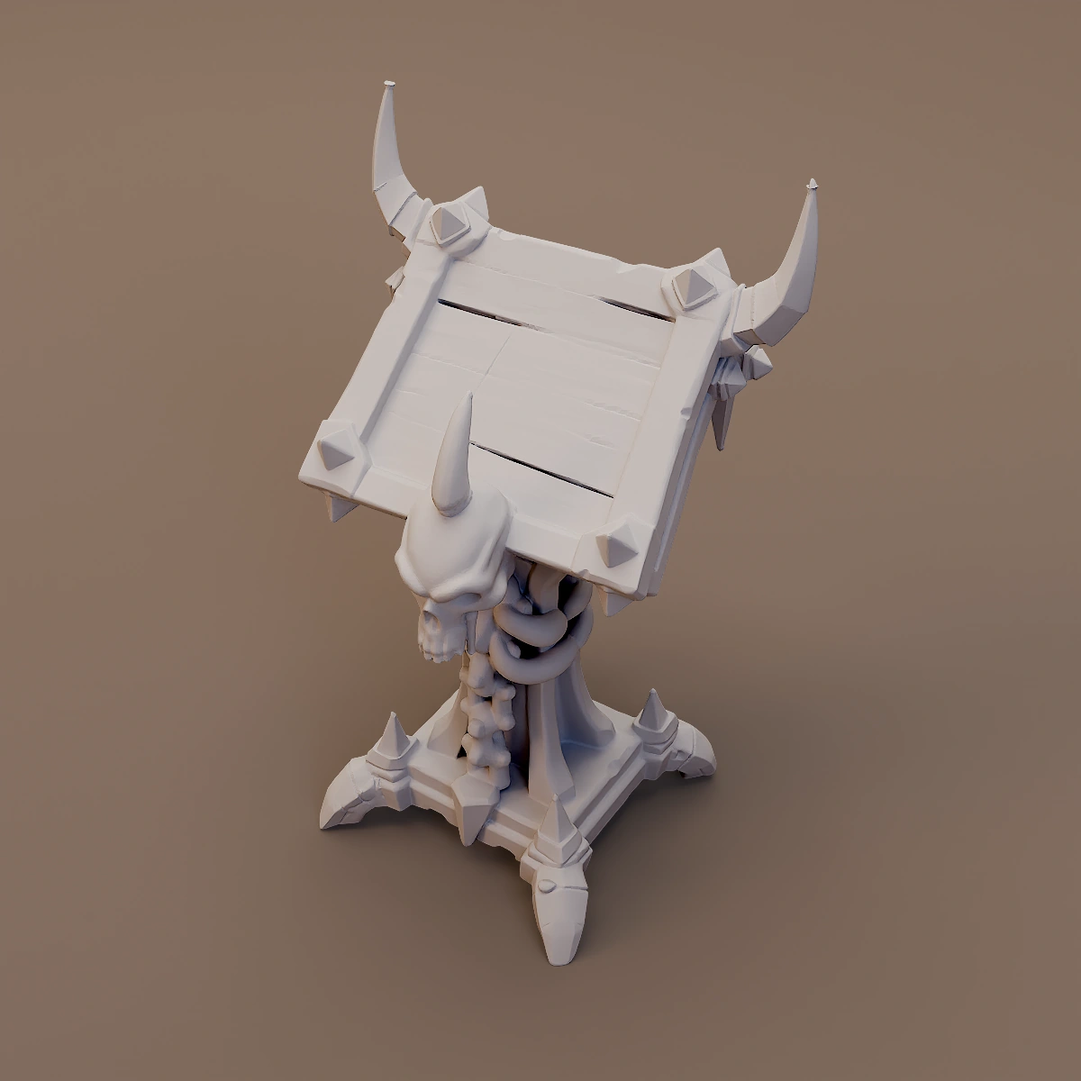Horned Spellbook Stand