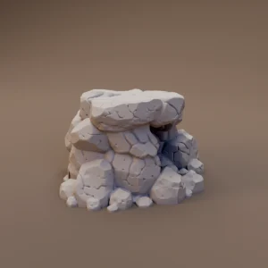 Rough Stone Cave Entrance