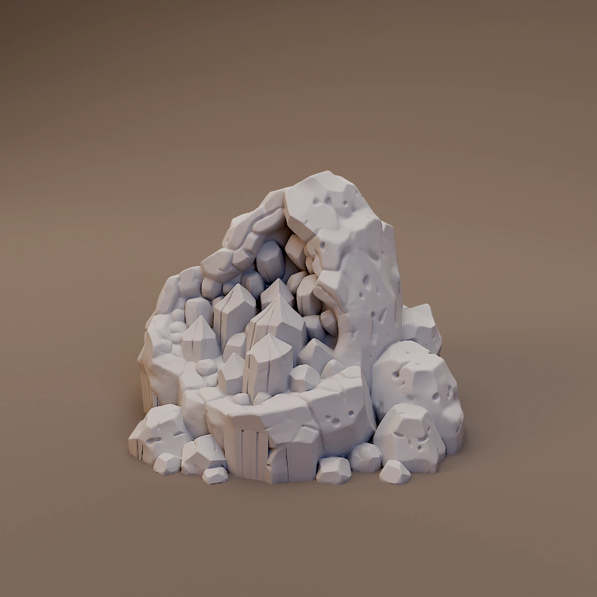 Hollow Rocky Ore Outcrop