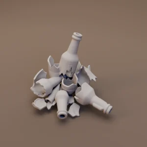 Broken Bottles and Pottery