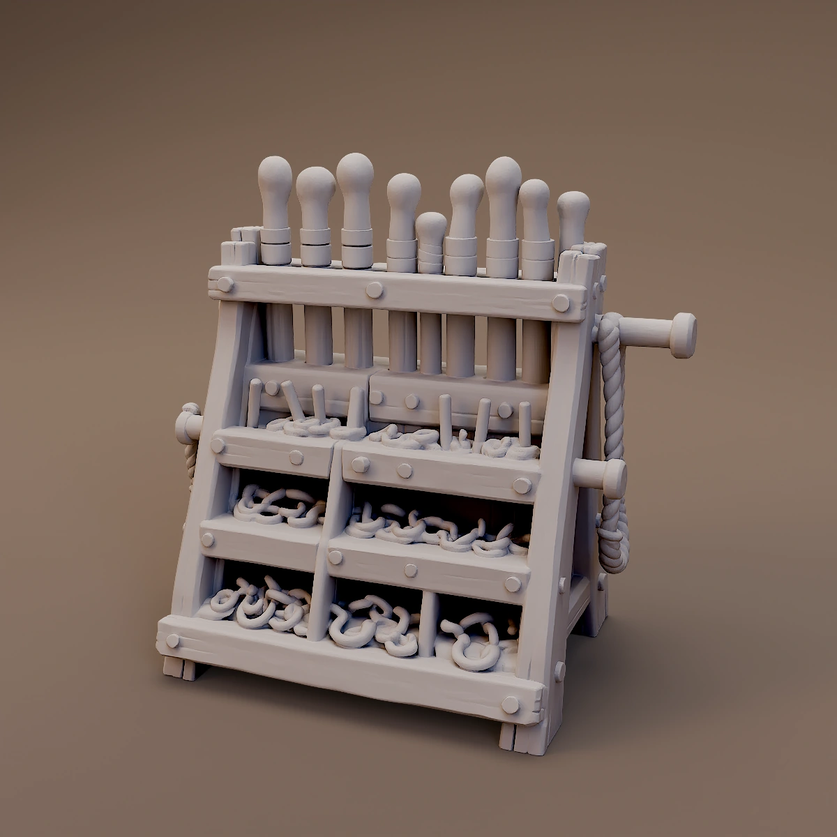 Carpenter Tool Storage Rack