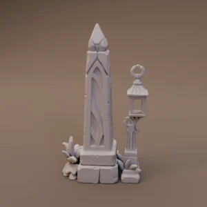 Garden Obelisk with Lantern