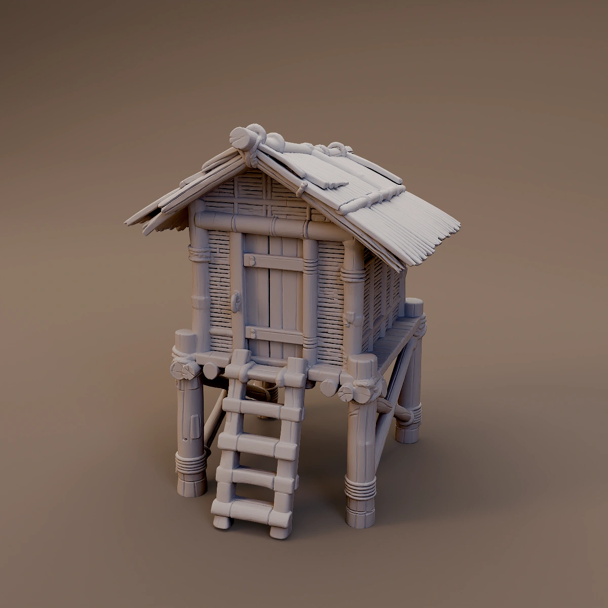 Small Stilted Wooden Hut