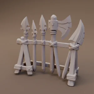 Heavy Orc Polearm Rack