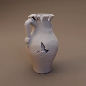 Damaged Clay Pitcher