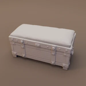 Rectangular Wooden Chest