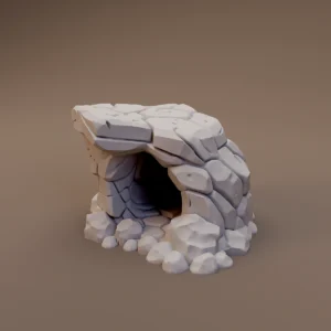 Small Stone Cave Entrance