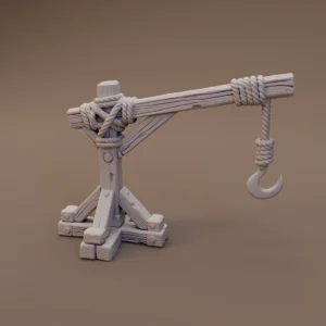 Wooden Pivot Crane