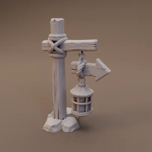 Lantern Direction Signpost