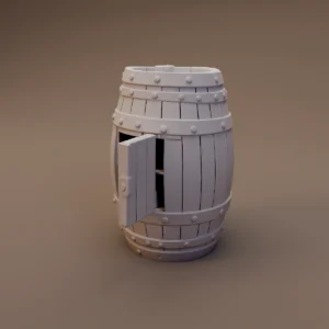 Open Barrel Cupboard