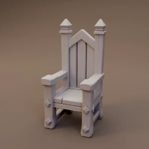 High Back Wooden Dining Chair