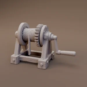 Geared Rope Winch