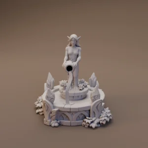 Elven Figure Fountain