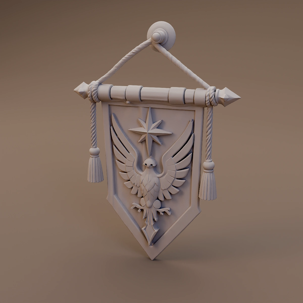 Star Emblem Hanging Banner