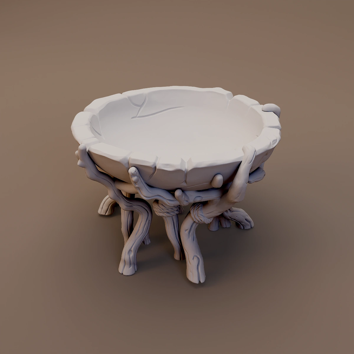 Root Supported Ritual Bowl