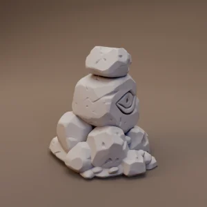 Spiral Carved Stone Cairn