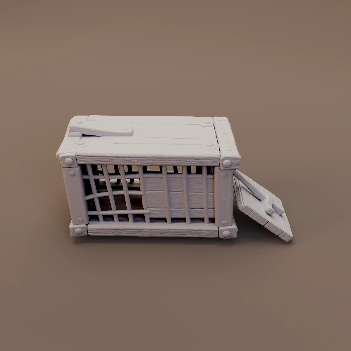 Wooden Animal Trap Cage