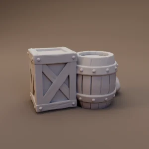 Barrel and Braced Crate