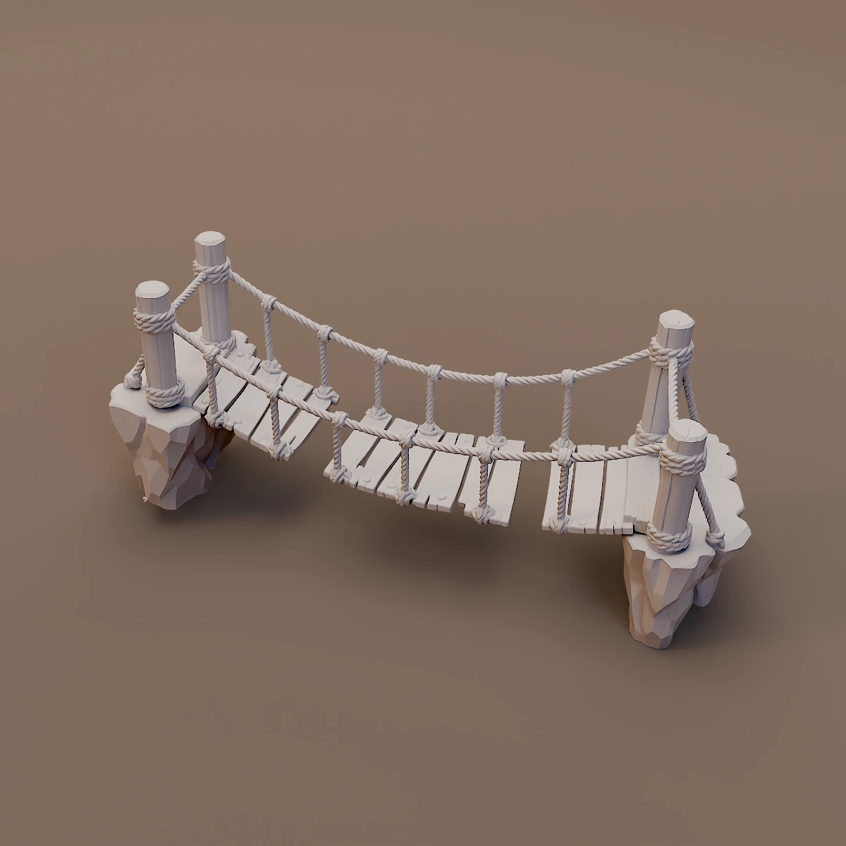 Rope Suspension Bridge