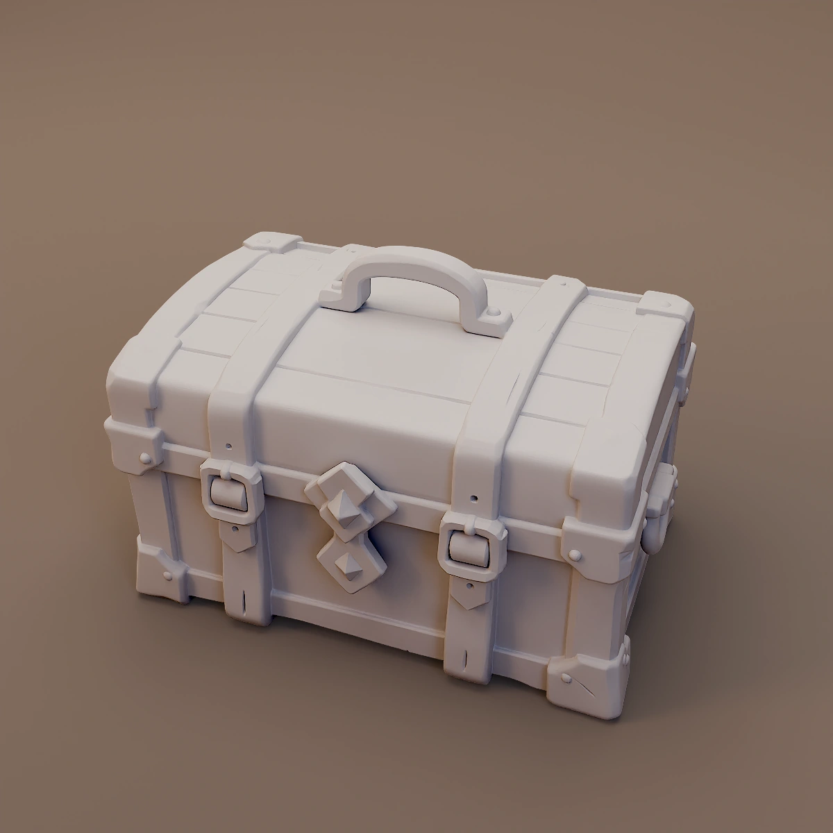 Rune Locked Travel Chest