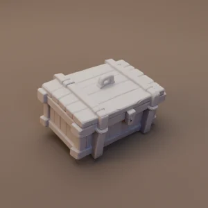 Low Locked Winter Chest