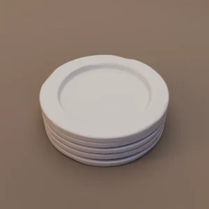 Stacked Ceramic Plates