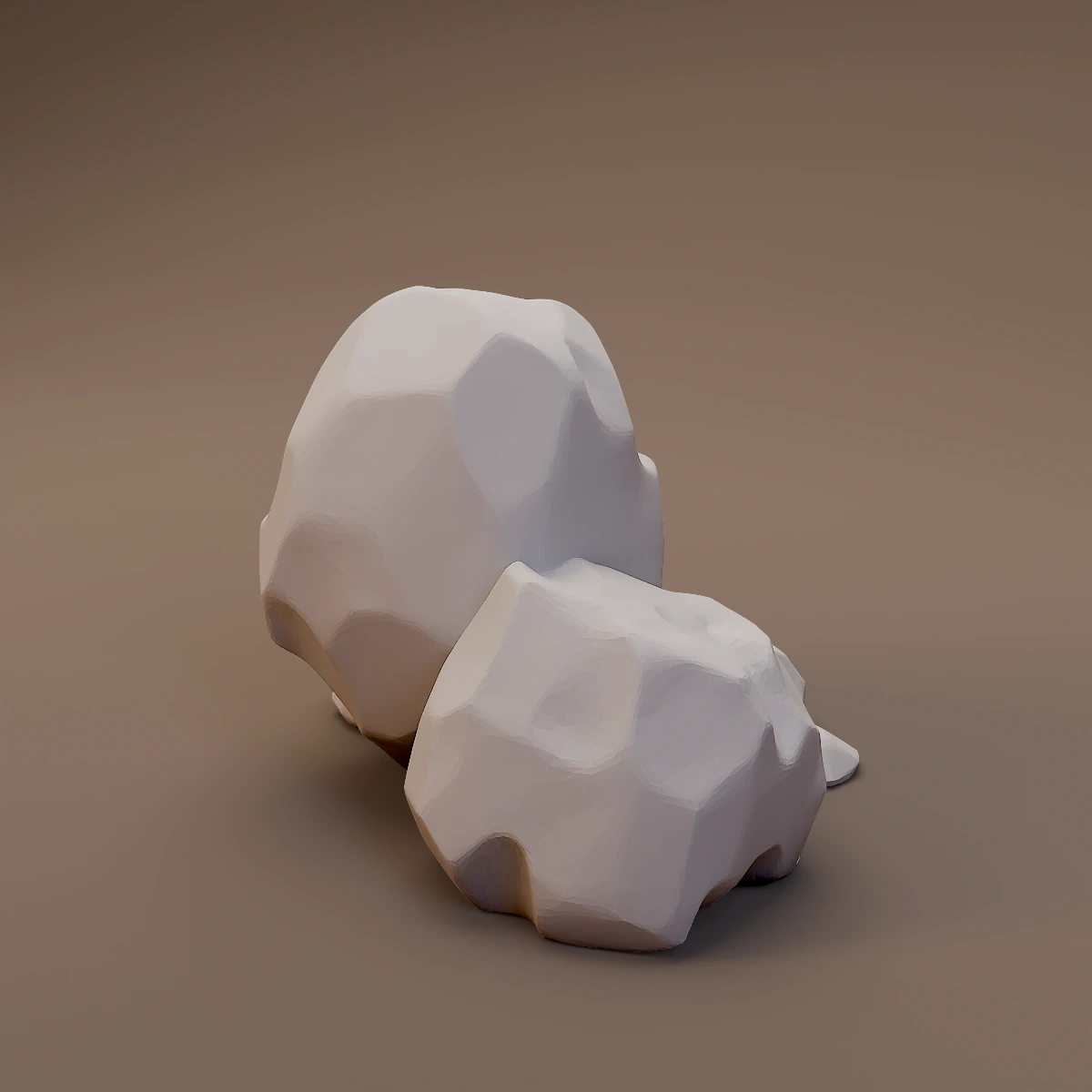 Two Desert Boulders