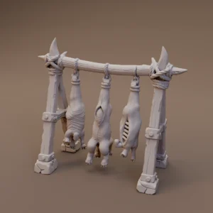 Hanging Meat and Rope Rack