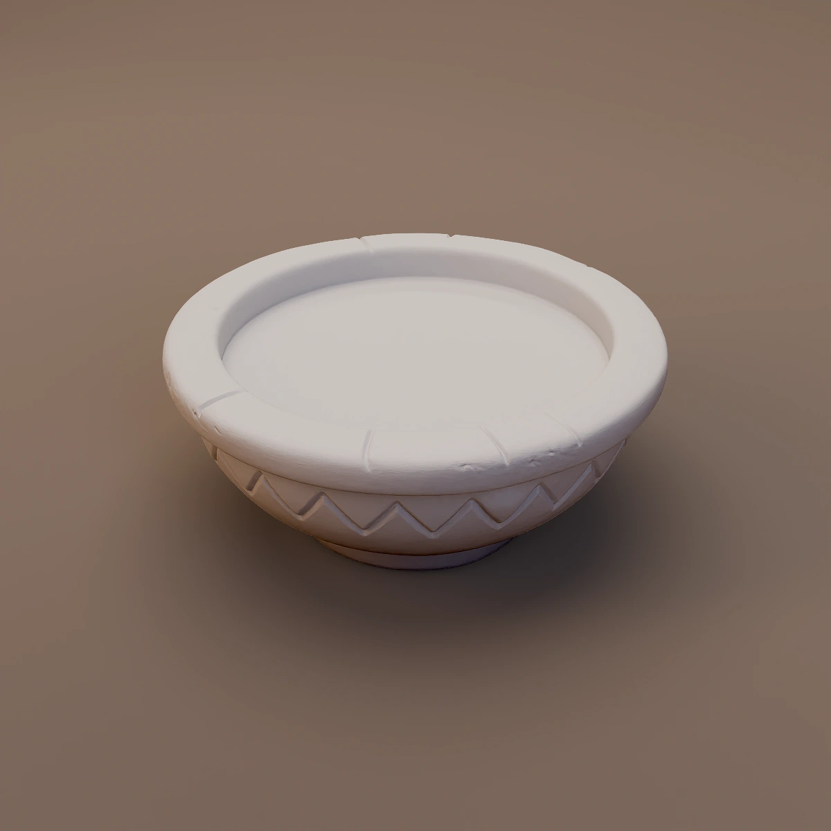 Decorated Stone Bowl
