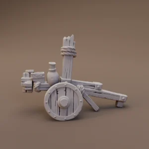 Broken Wagon and Shield