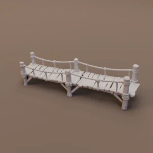 Rope Railing Wooden Dock
