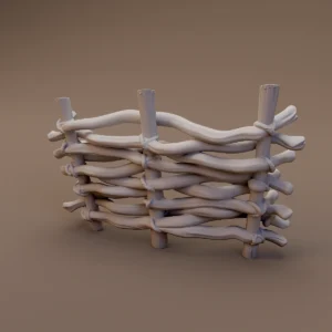 Woven Branch Fence