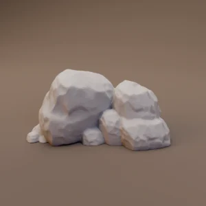 Pair of Desert Boulders