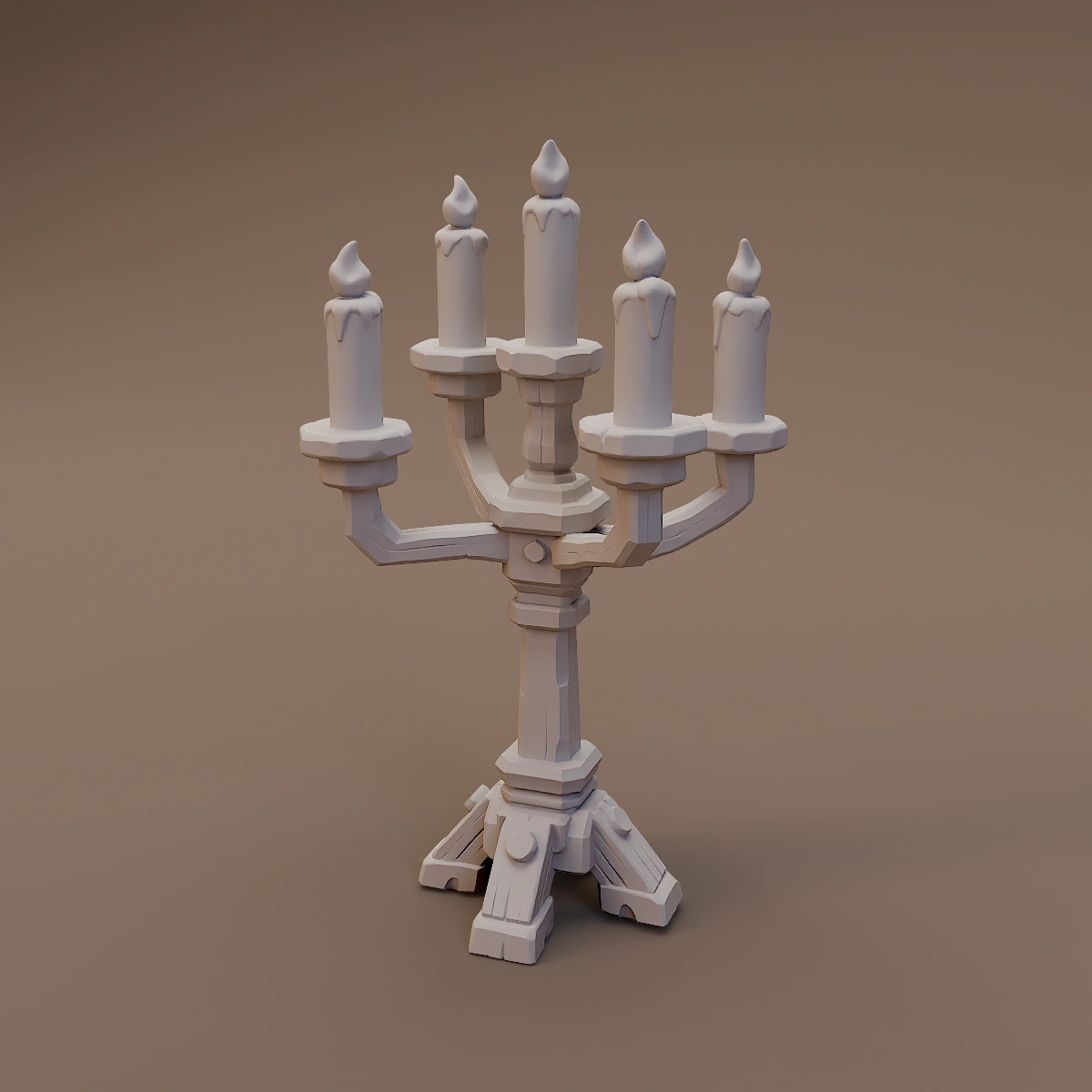 Five Arm Candelabrum