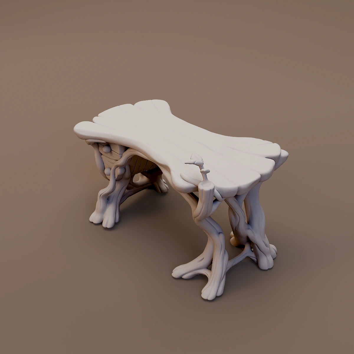 Wide Tree Root Table
