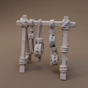 Nautical Pulley Display Rack