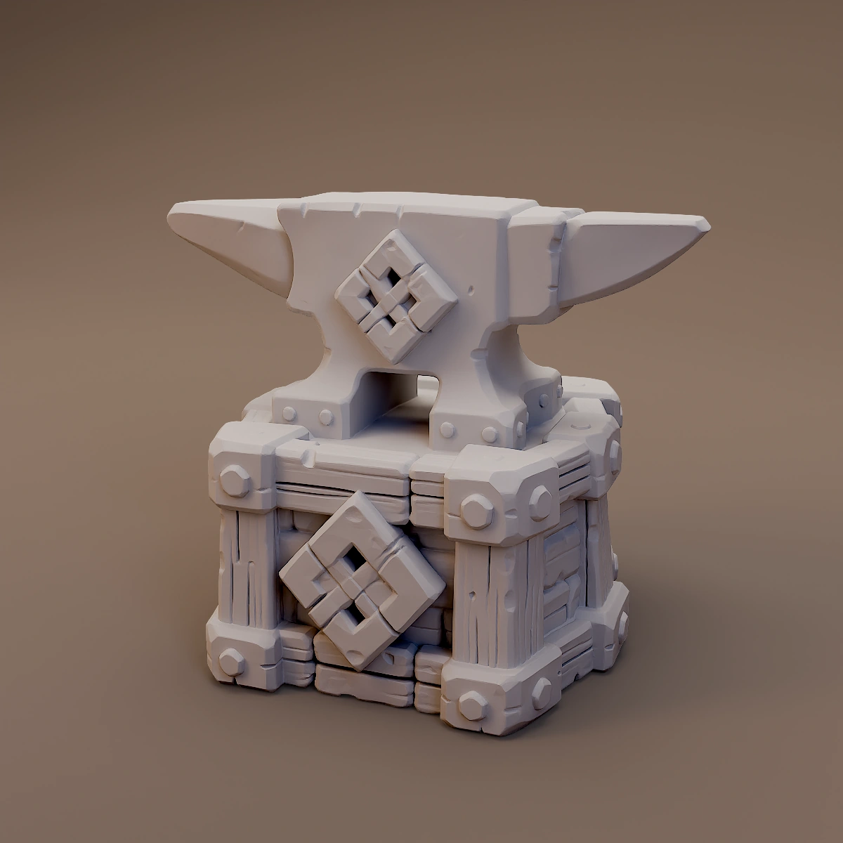 Heavy Anvil on Reinforced Base