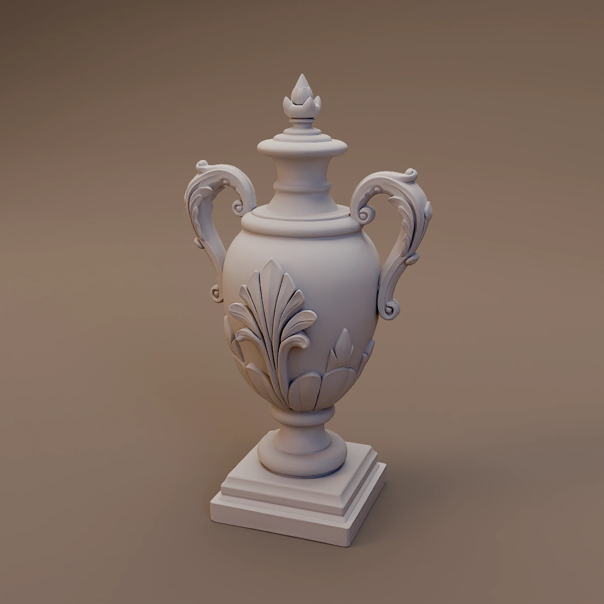 Ornate Two Handled Urn