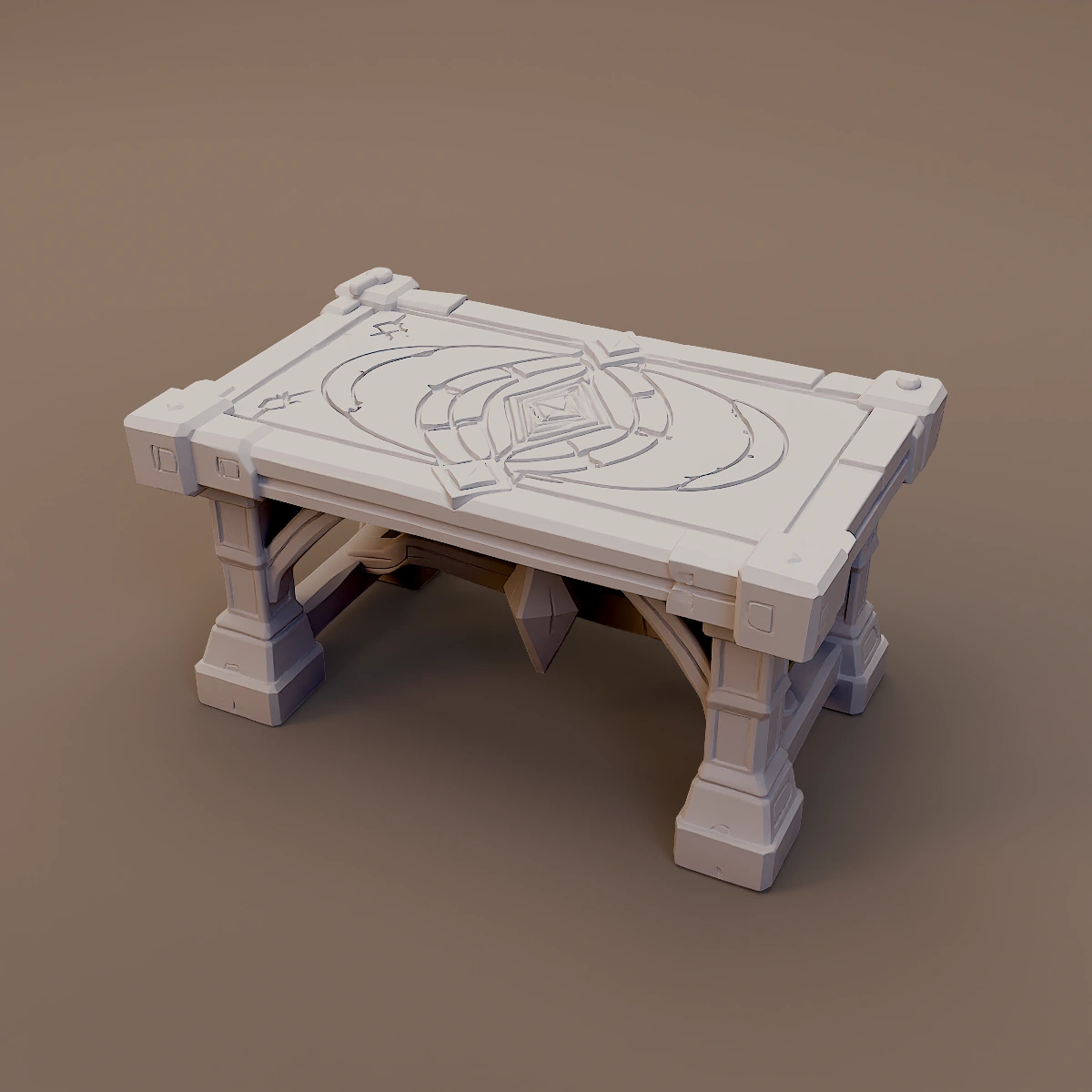 Carved Stone Altar Table