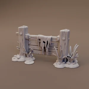 Hide Draped Swamp Barrier