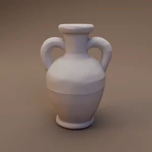 Two Handled Ceramic Storage Jar