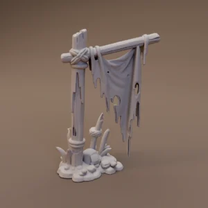 Tattered Swamp Banner