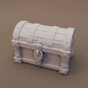 Iron Bound Domed Storage Chest