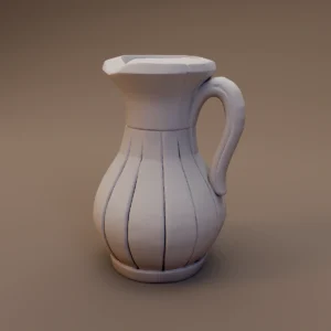 Fluted Serving Pitcher