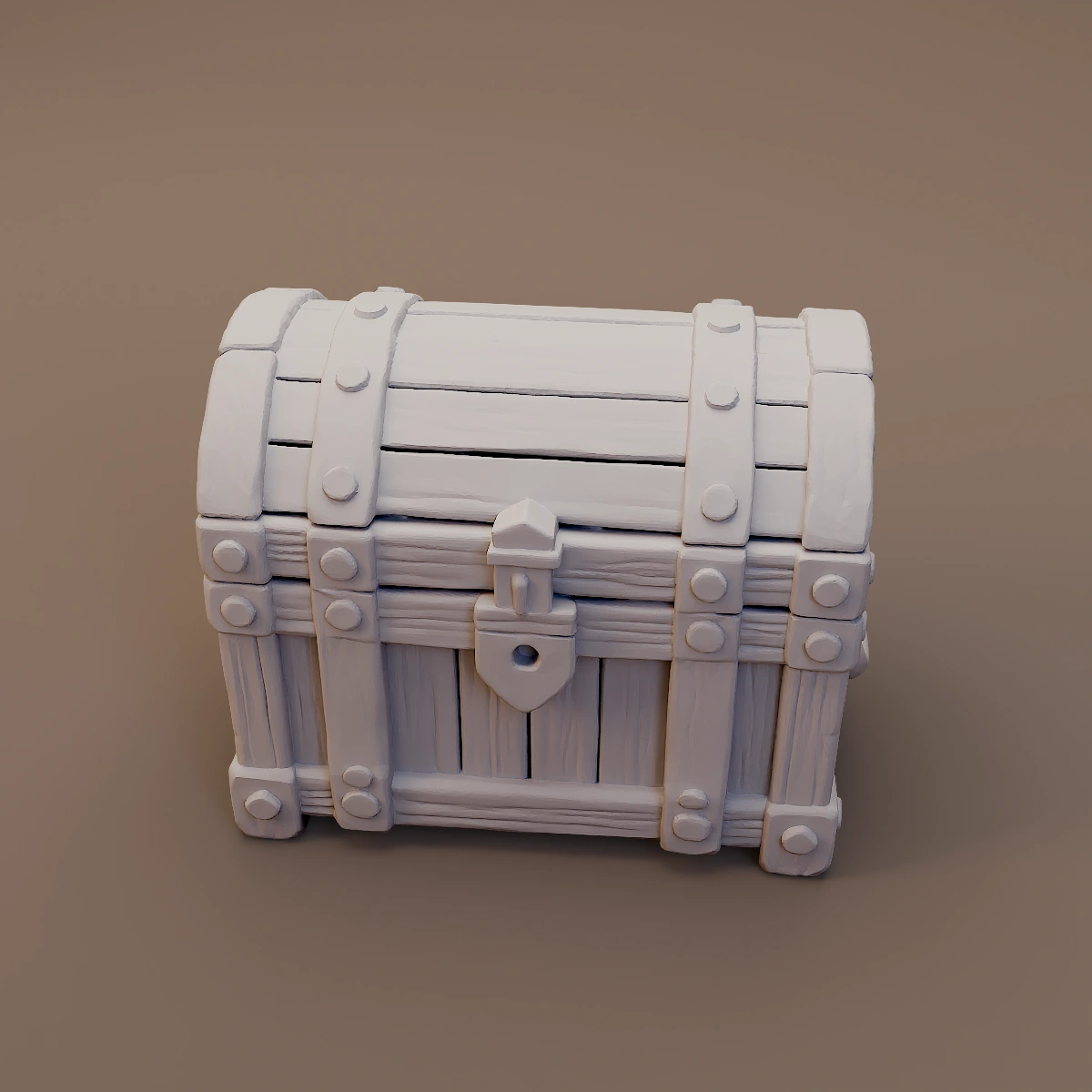 Domed Reinforced Storage Chest