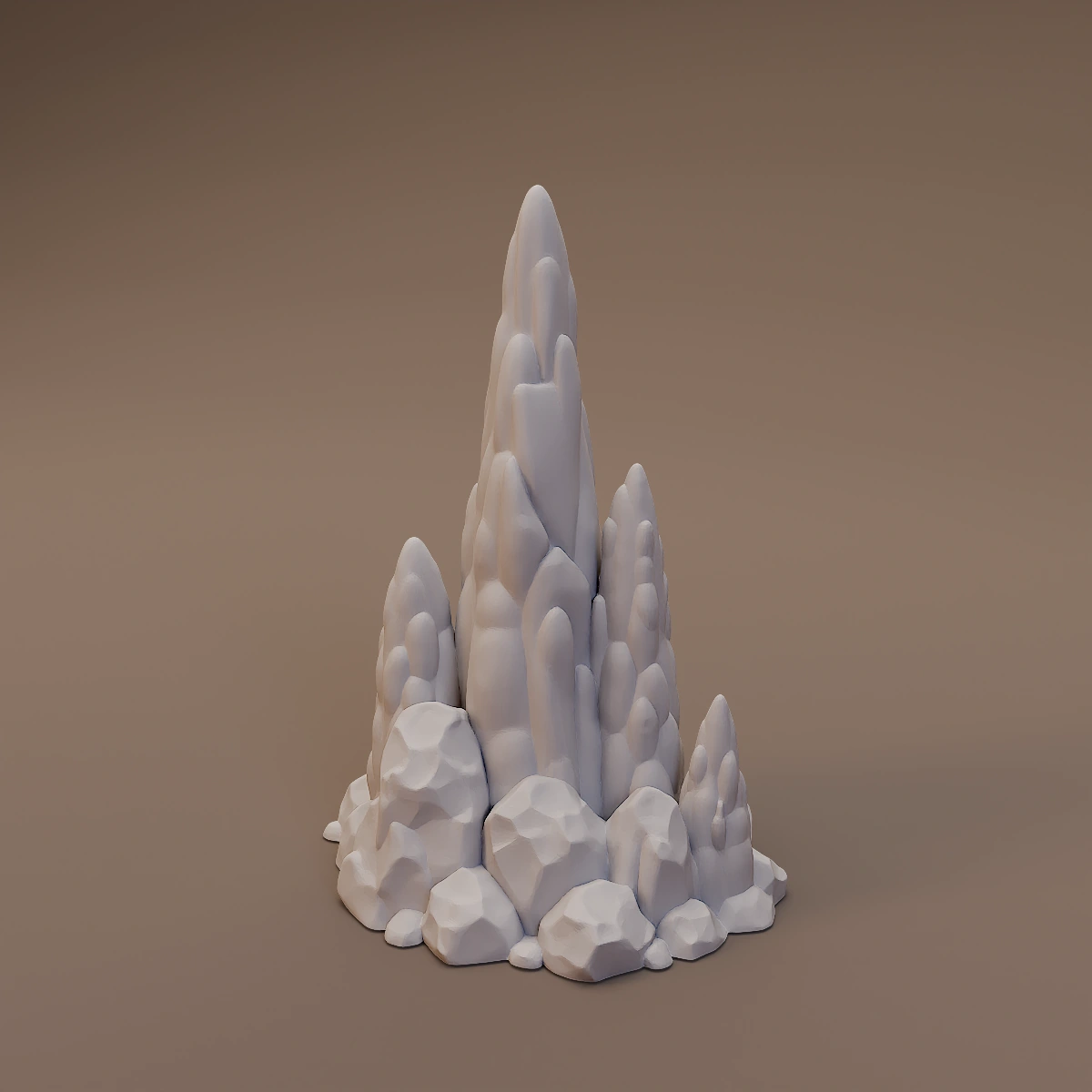 Tall Cave Stalagmites