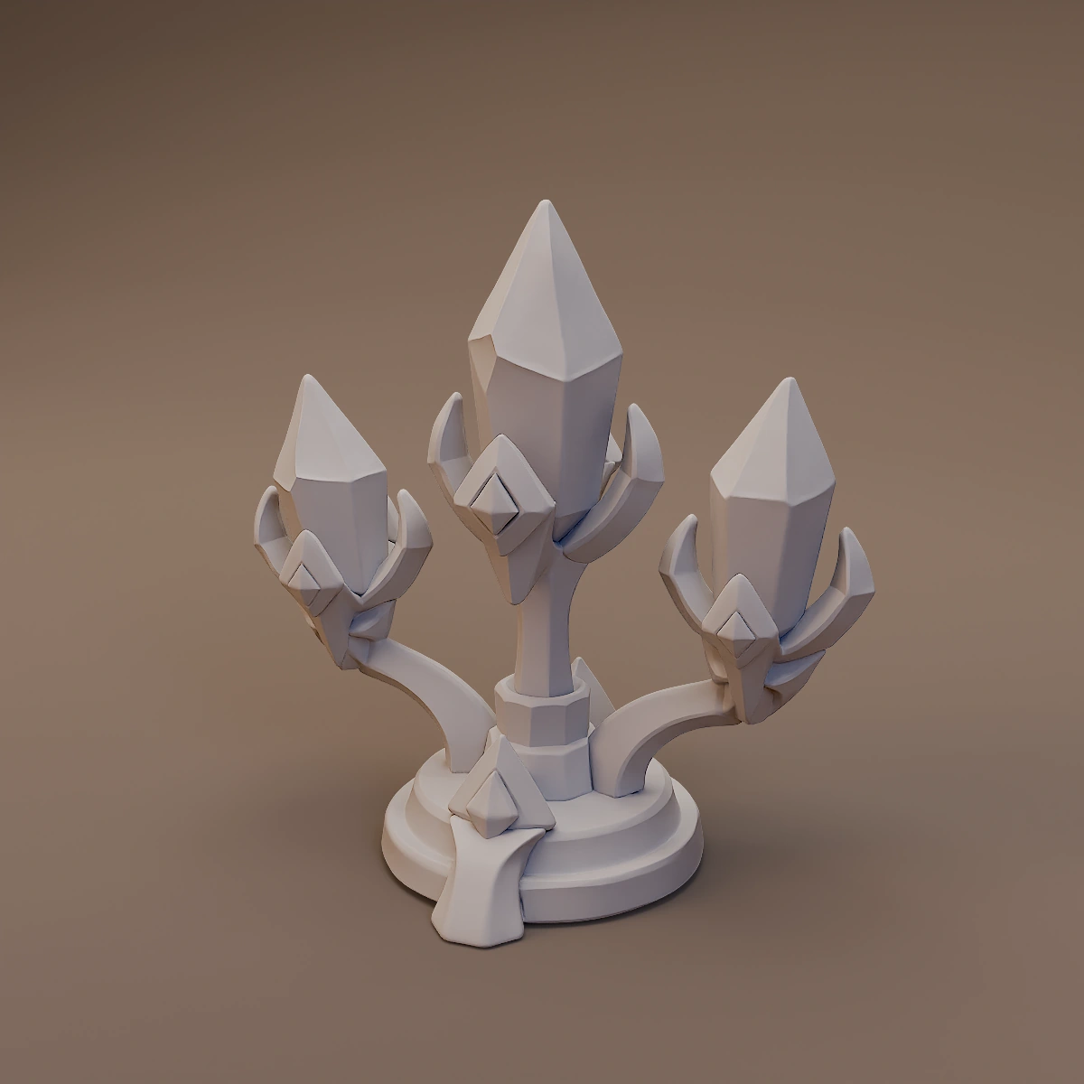 Triple Crystal Pedestal
