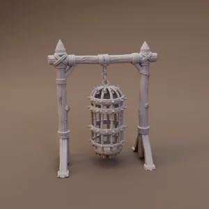 Hanging Cylindrical Prison Cage