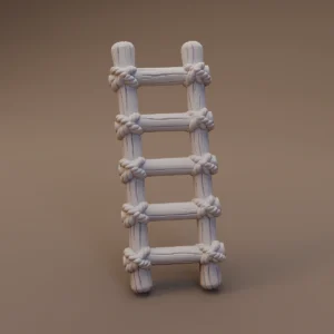 Short Wooden Rope Ladder