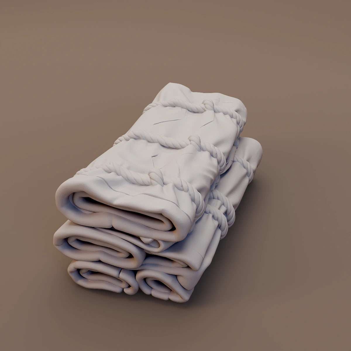 Stacked Folded Canvas